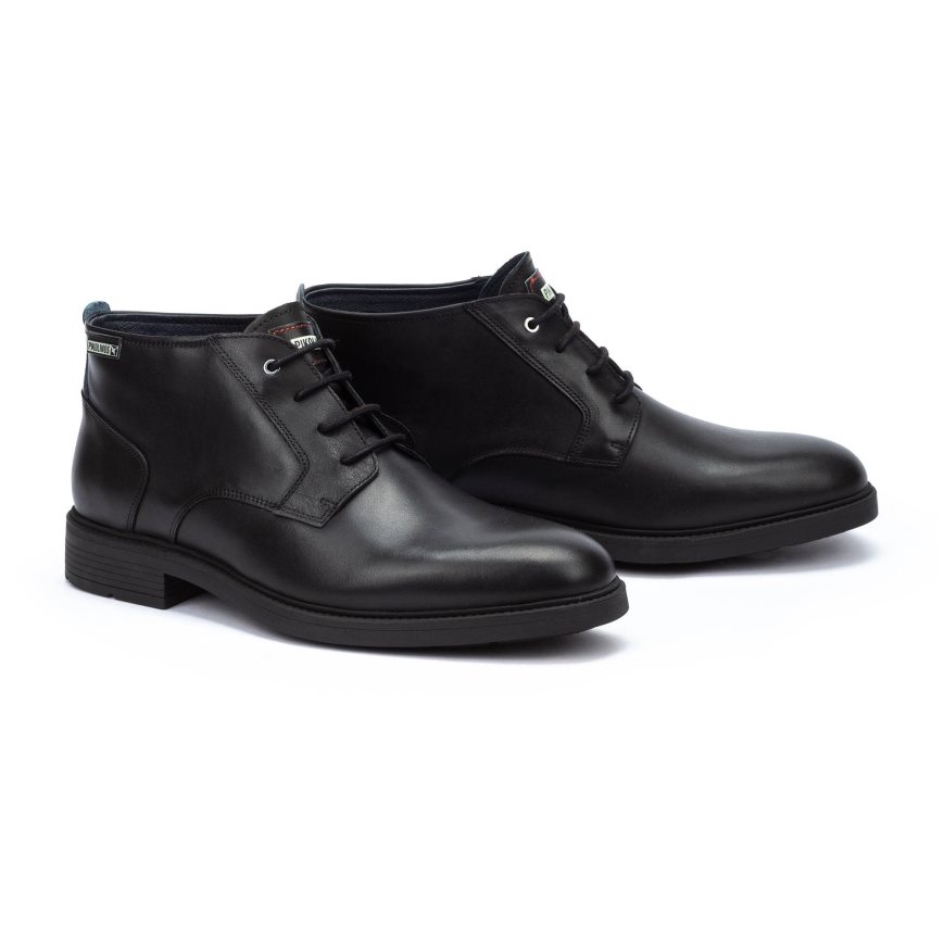 Men's Pikolinos LORCA Ankle Boots Black | NZ S23710Q